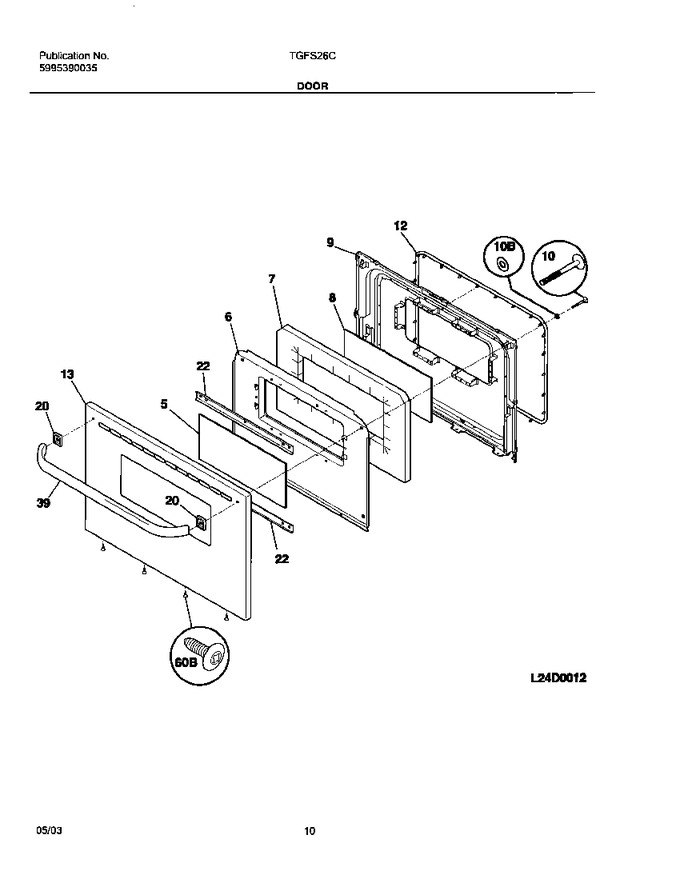 Diagram for TGFS26CSA