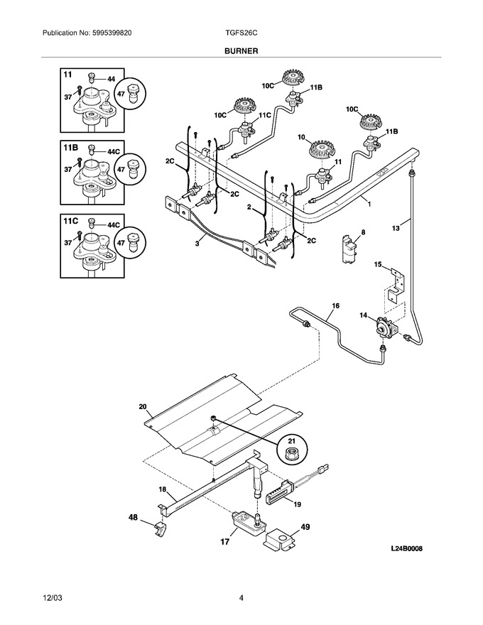 Diagram for TGFS26CBB