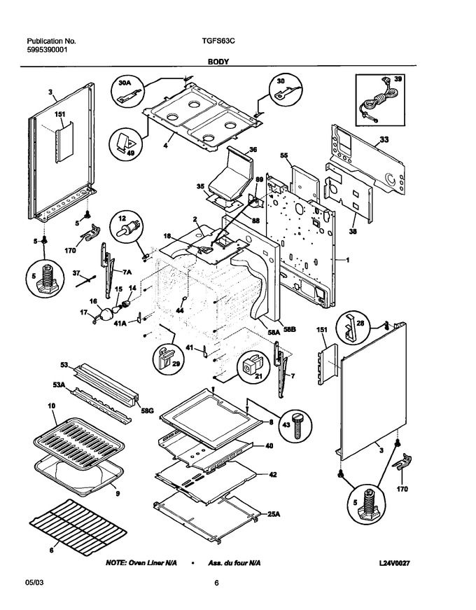 Diagram for TGFS63CBA