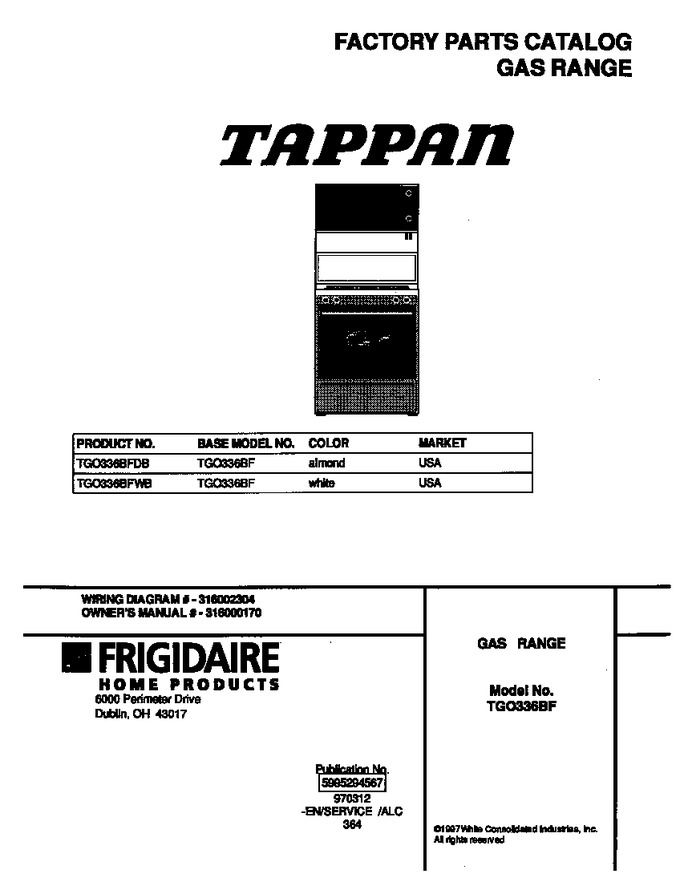 Diagram for TGO336BFDB