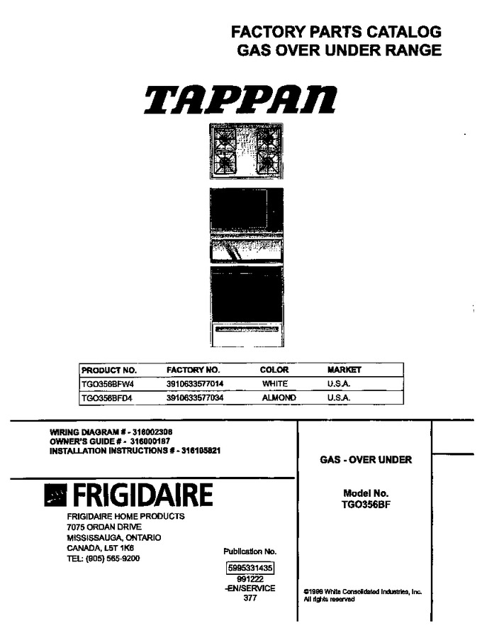 Diagram for TGO356BFW4