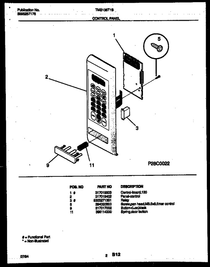 Diagram for TMS135T1B