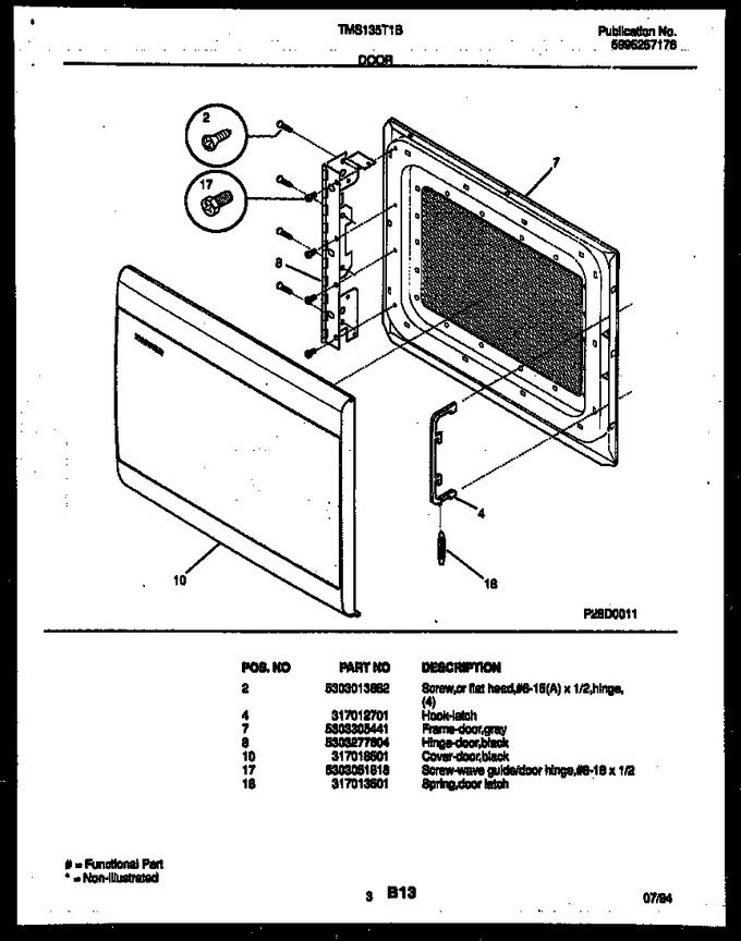 Diagram for TMS135T1B