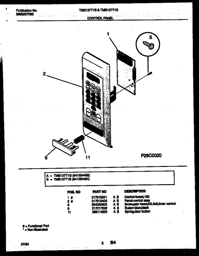 Diagram for TMS137T1B