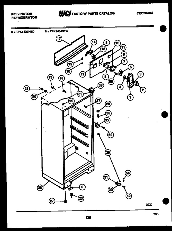 Diagram for TPK140JN1W