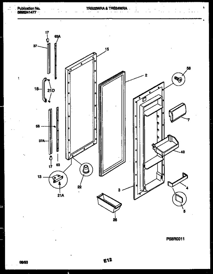 Diagram for TRS22WRAW0