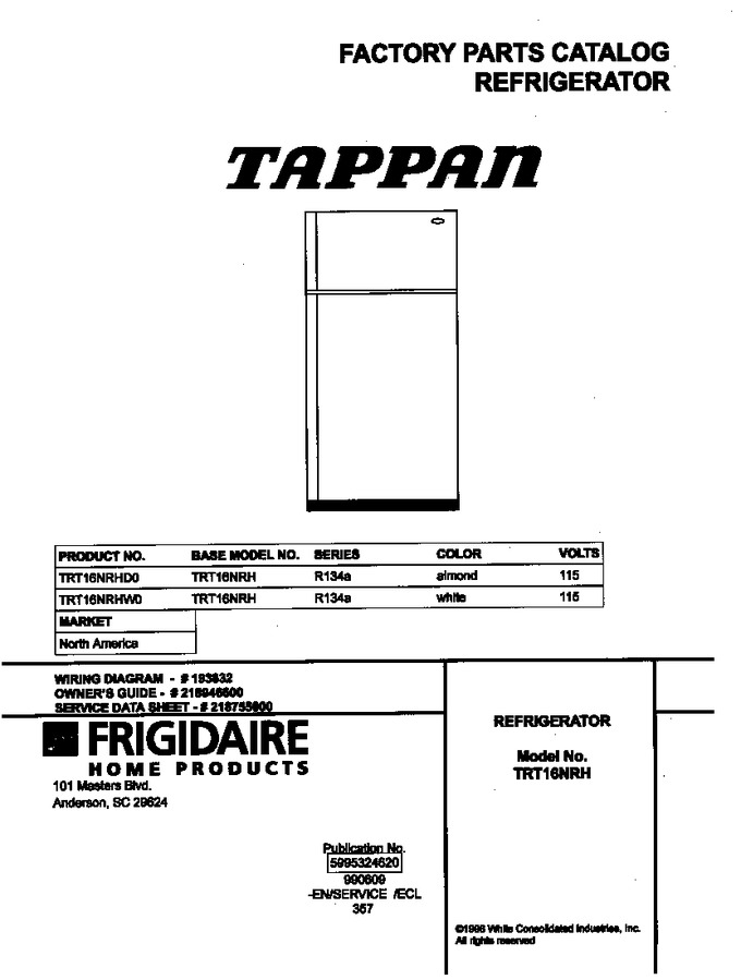 Diagram for TRT16NRHW0