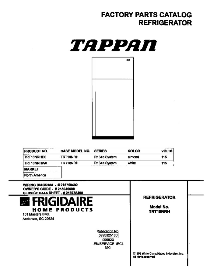 Diagram for TRT18NRHD0