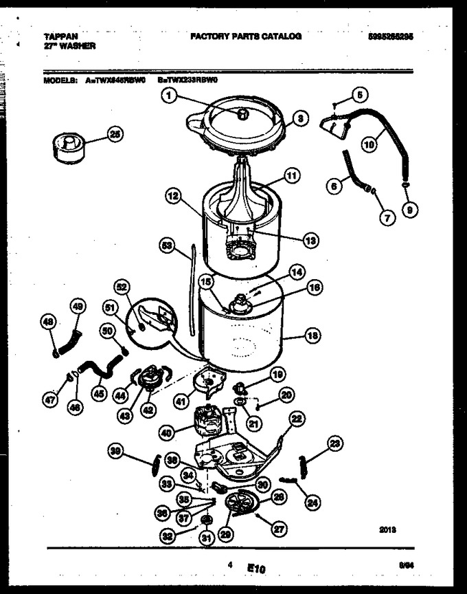 Diagram for TWX233RBW0