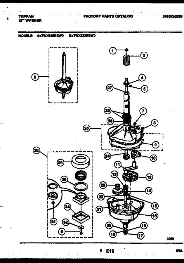 Diagram for TWX645RBW0