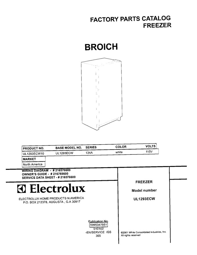 Diagram for UL1293ECW10