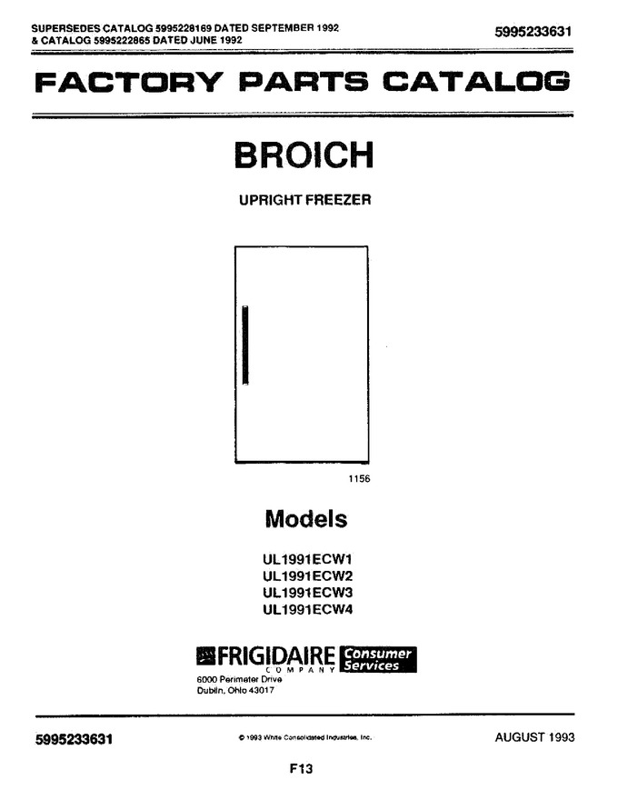 Diagram for UL1991ECW1