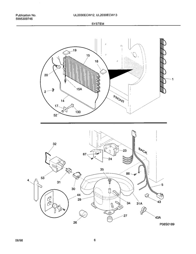 Diagram for UL2030ECW12