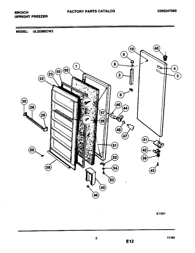 Diagram for UL2030ECW3