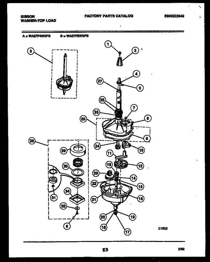 Diagram for WA27F4WXFB