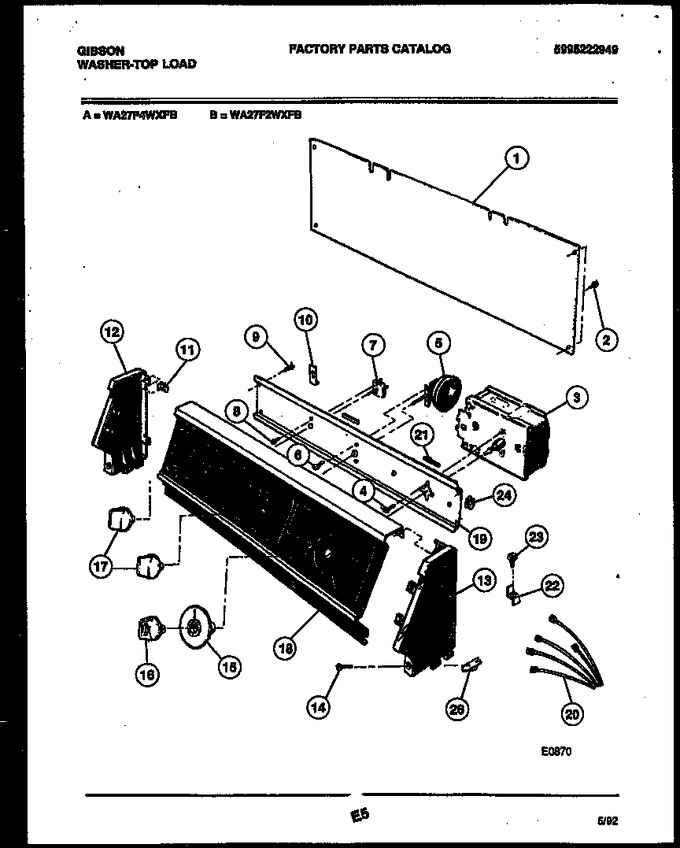 Diagram for WA27F4WXFB