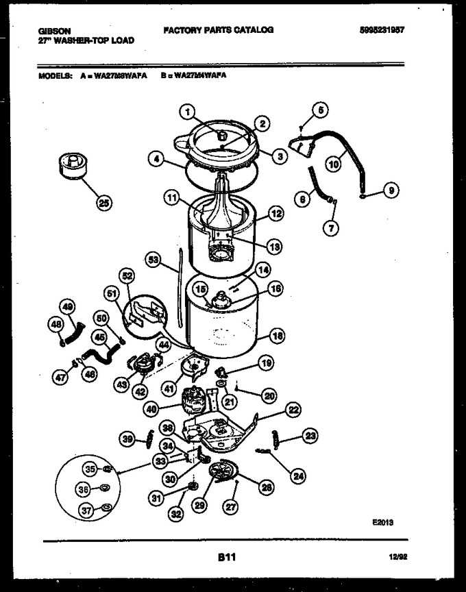 Diagram for WA27M4WAFA