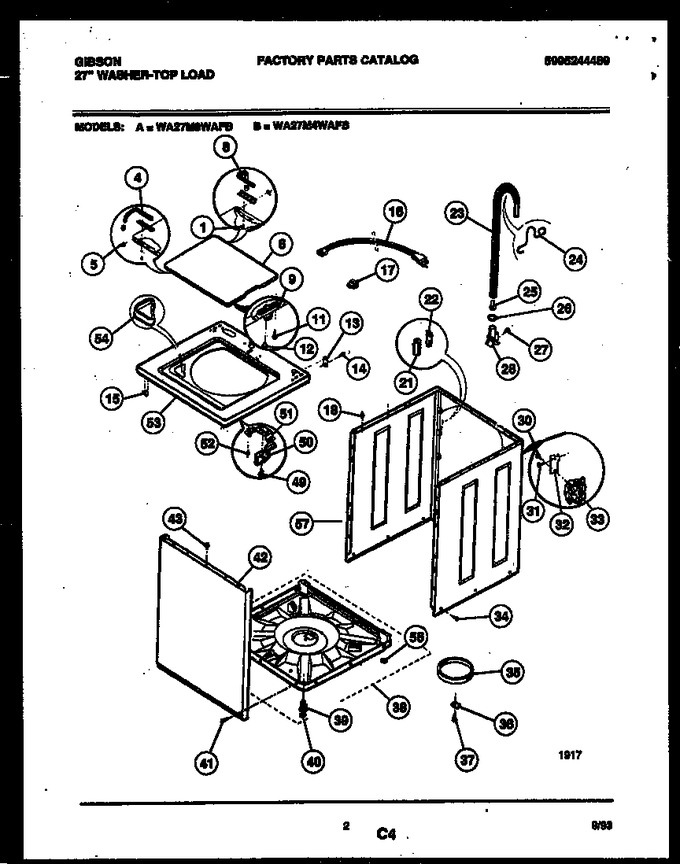 Diagram for WA27M8WAFB