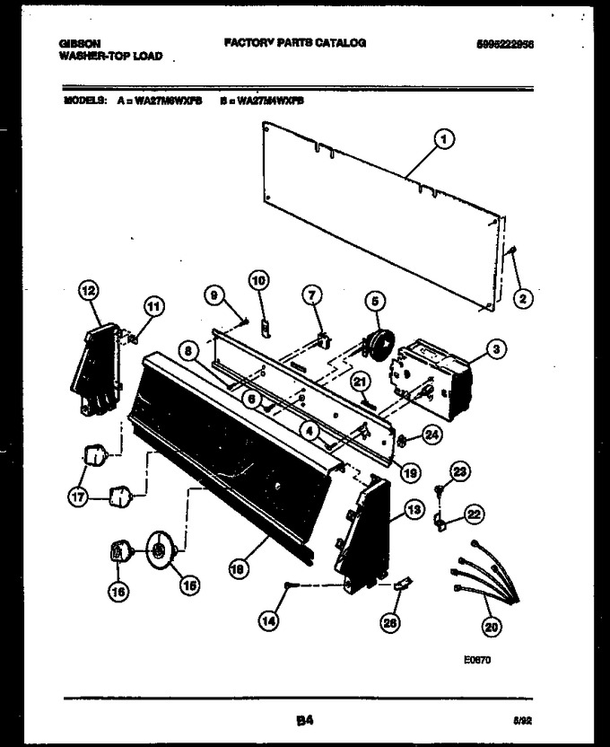 Diagram for WA27M4WXFB