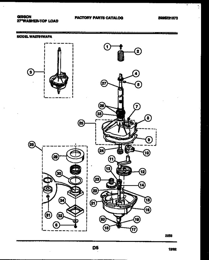 Diagram for WA27S1WAFA