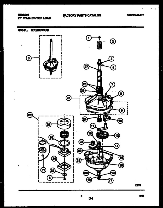 Diagram for WA27S1WAFB