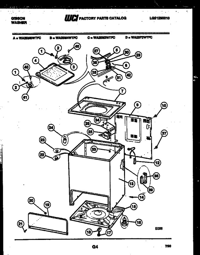 Diagram for WA28M6WTFC