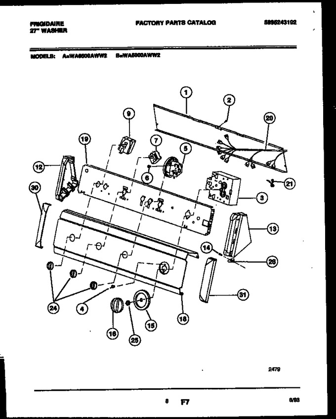 Diagram for WA6500AWW2