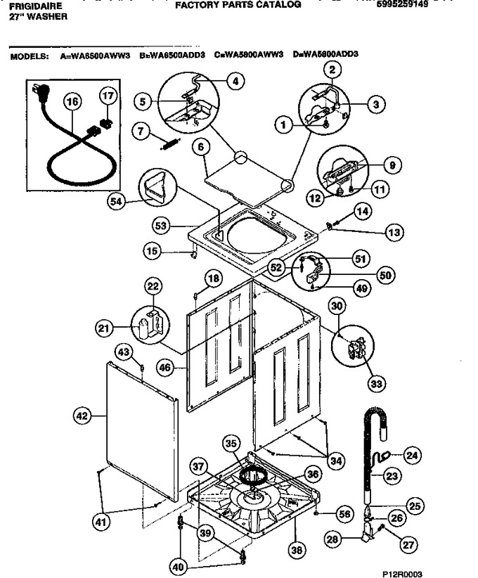 Diagram for WA6500AWW3