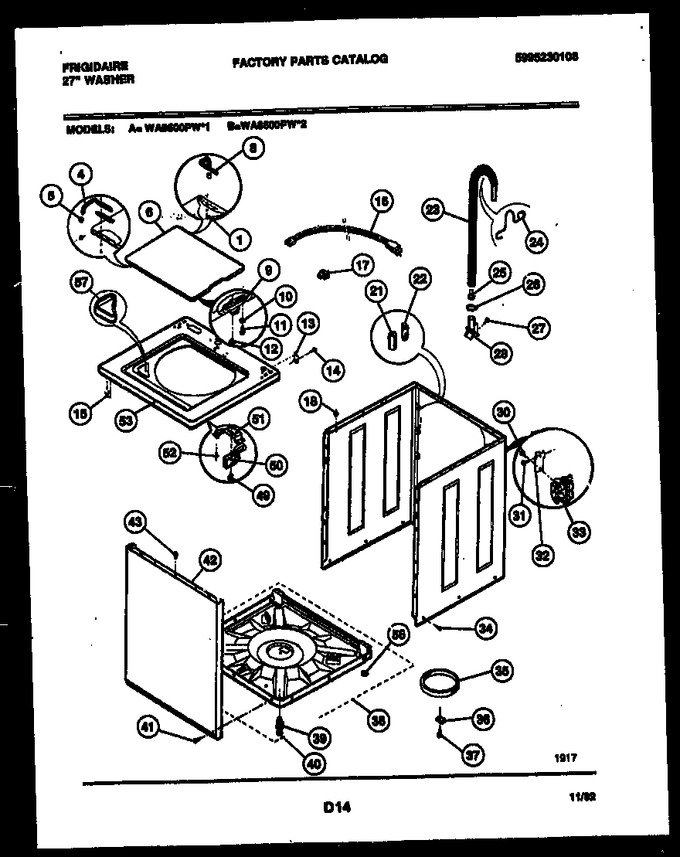 Diagram for WA8600PW1