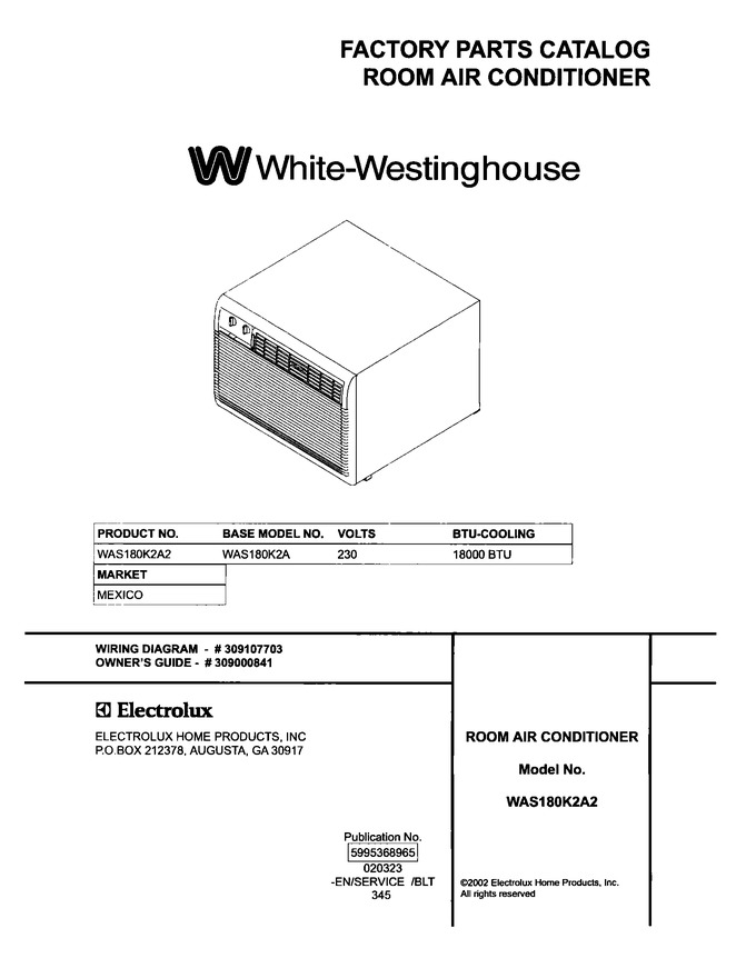 Diagram for WAS180K2A2