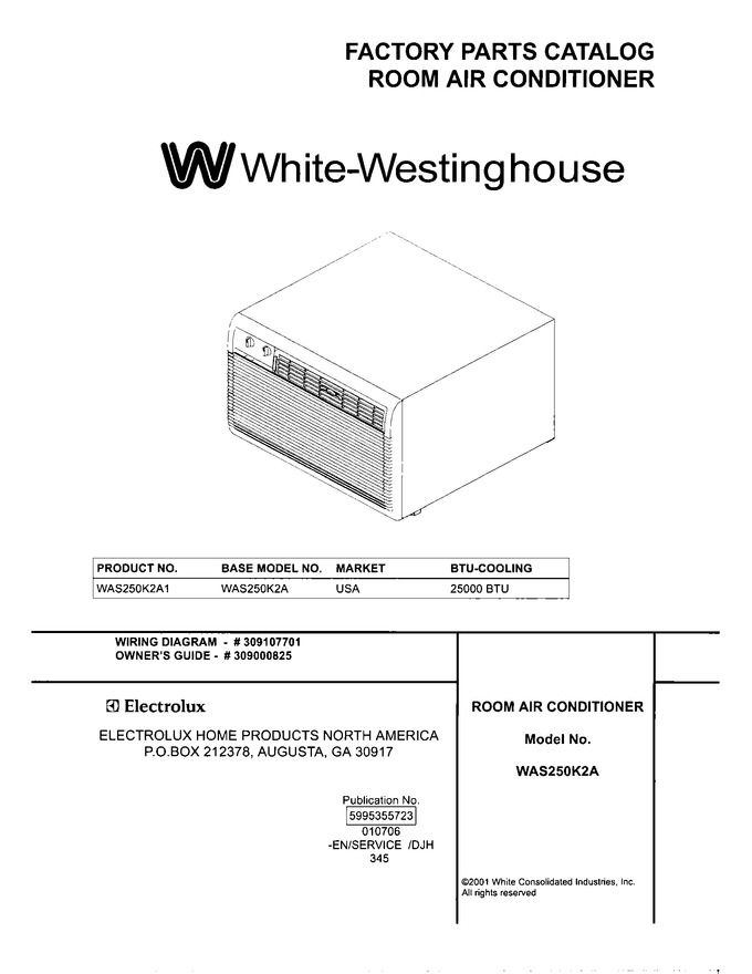 Diagram for WAS250K2A1