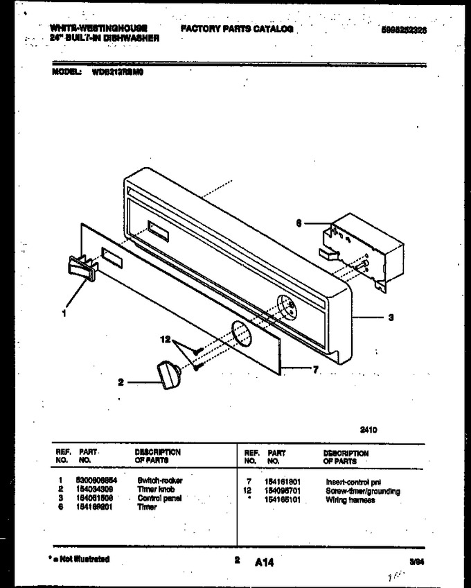 Diagram for WDB212RBM0