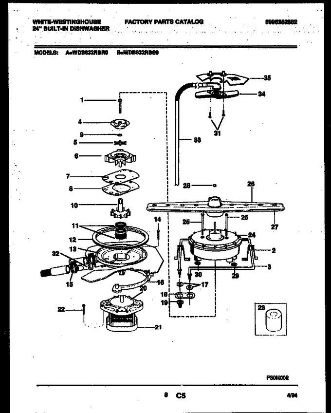 Diagram for WDB632RBR0