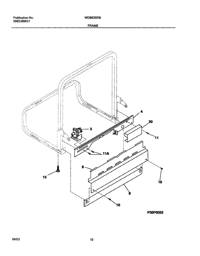 Diagram for WDB635RBQ0