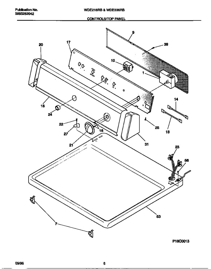 Diagram for WDE216RBD2