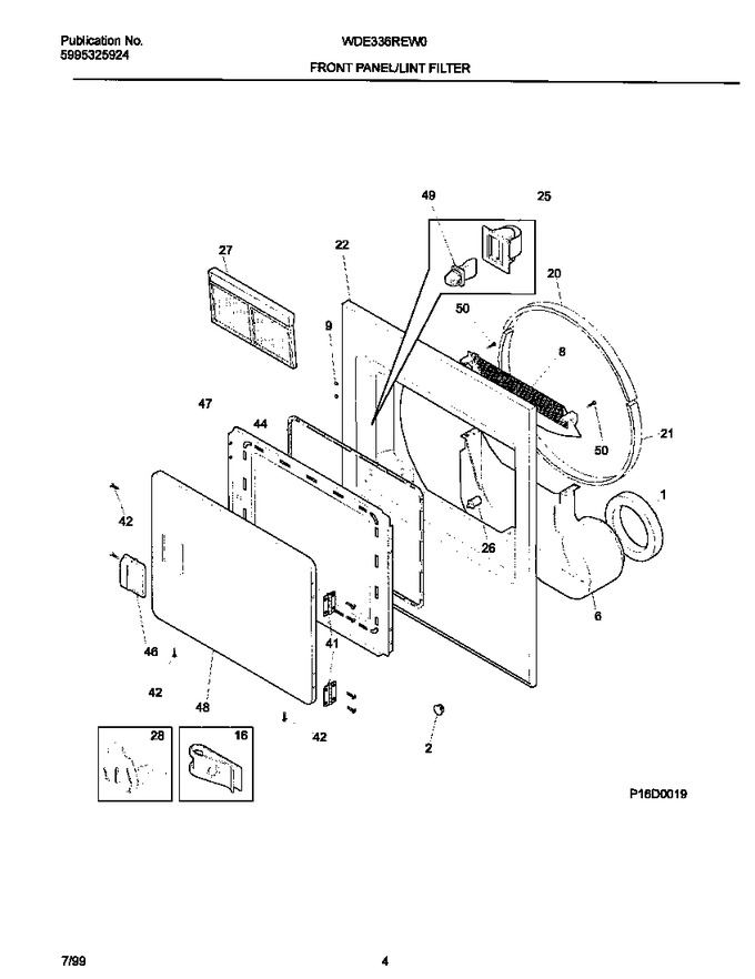 Diagram for WDE336REW0