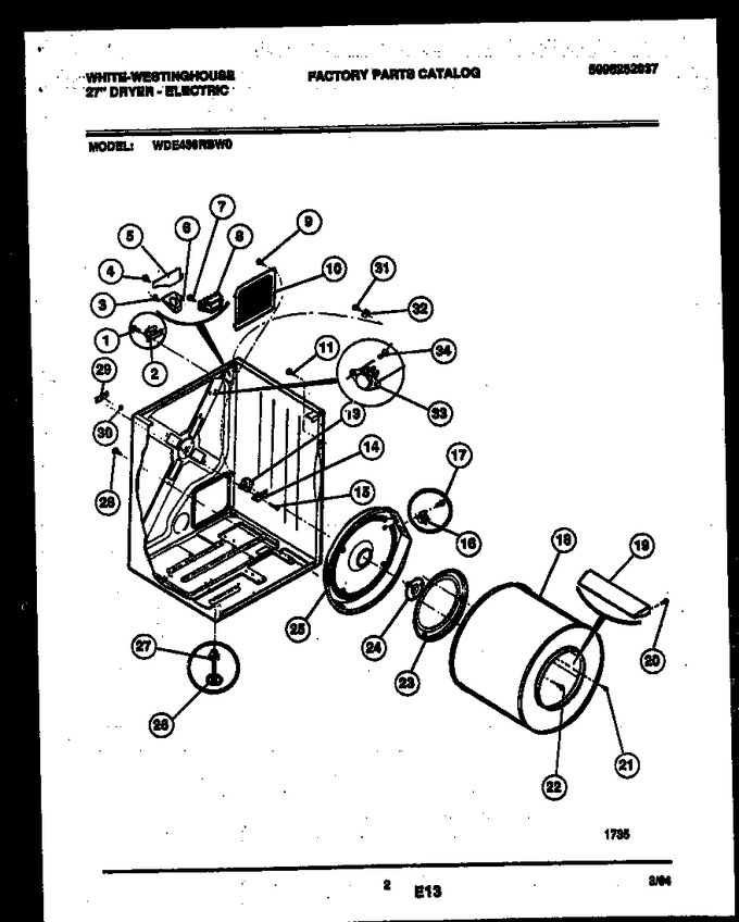 Diagram for WDE436RBD0