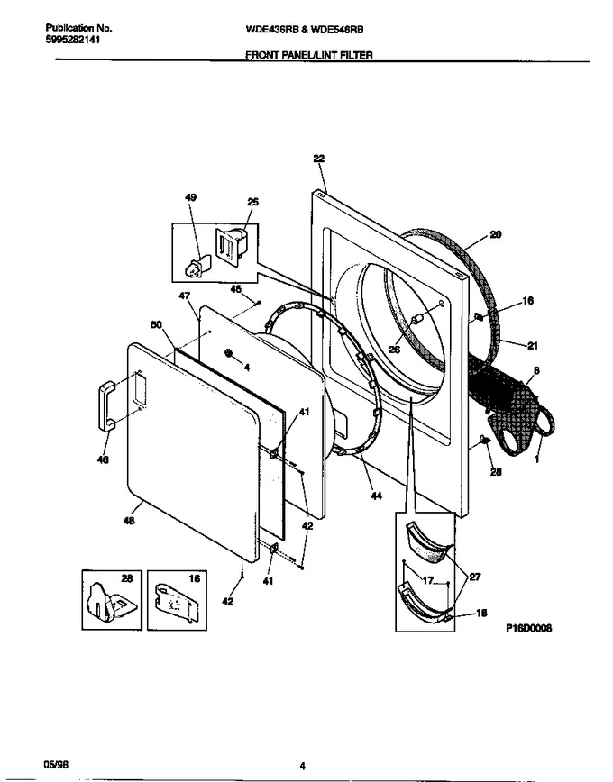 Diagram for WDE546RBW2