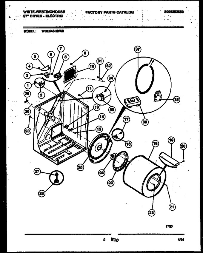 Diagram for WDE546RBW0