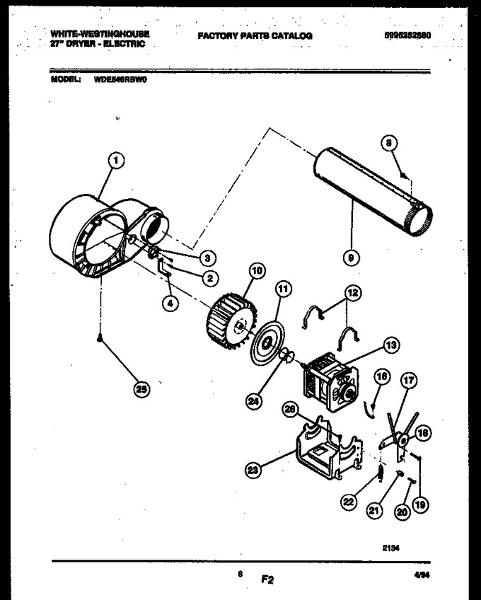 Diagram for WDE546RBD0