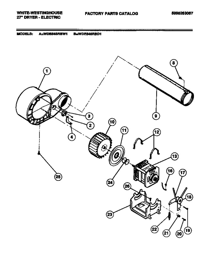 Diagram for WDE546RBD1