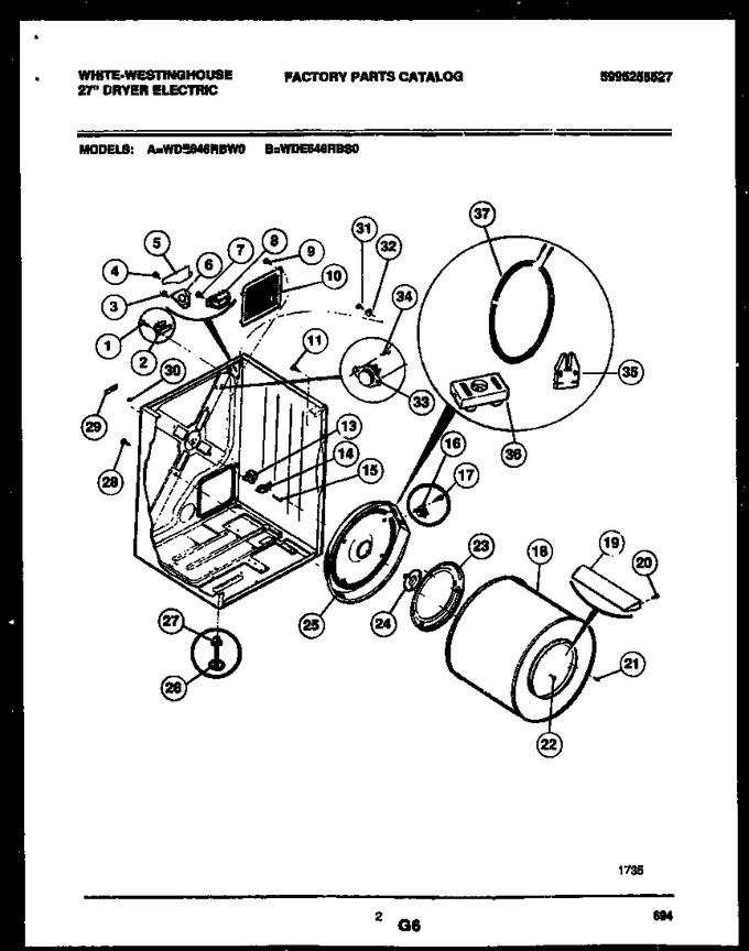 Diagram for WDE846RBD0