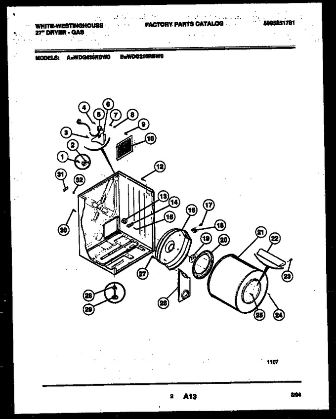 Diagram for WDG436RBD0