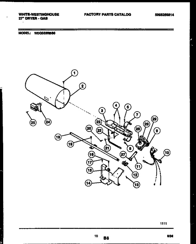 Diagram for WDG336RBSW0