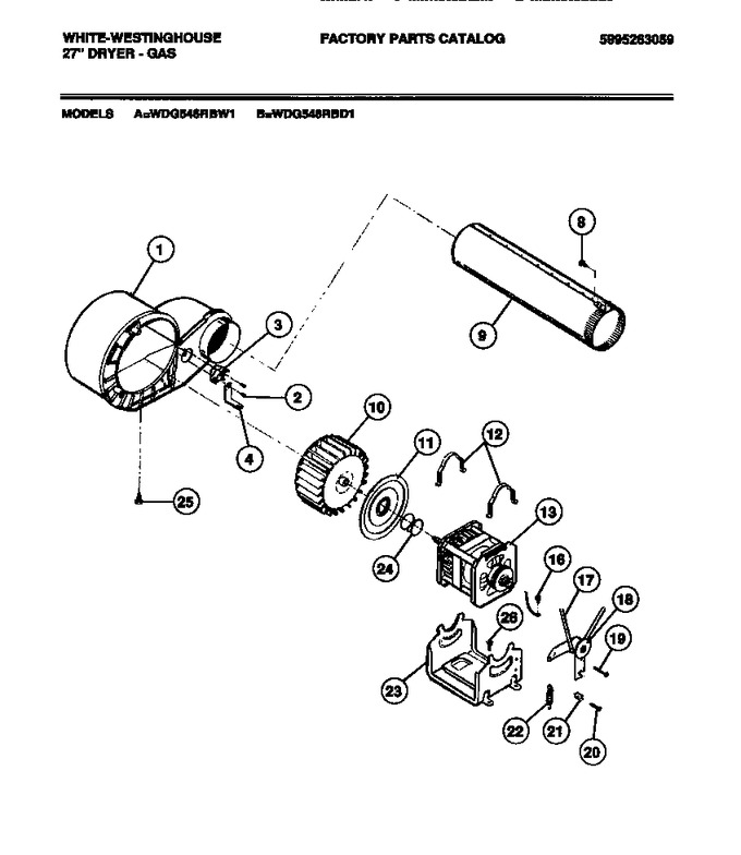 Diagram for WDG546RBD1