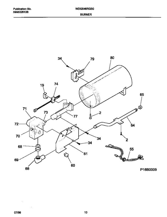 Diagram for WDG546RGS0