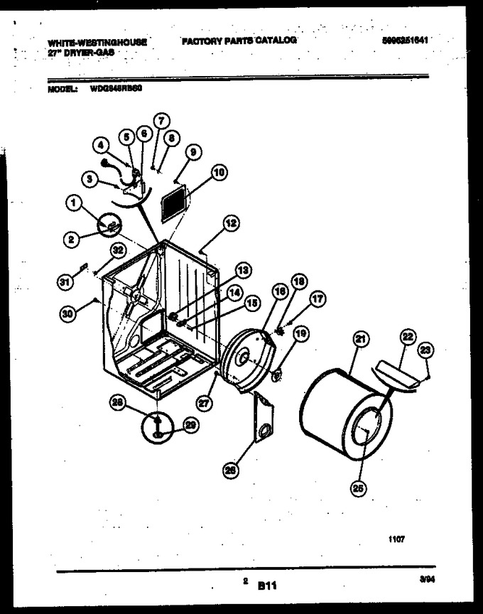 Diagram for WDG646RBSW0