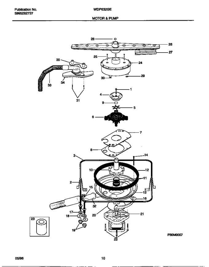 Diagram for WDP632GER0