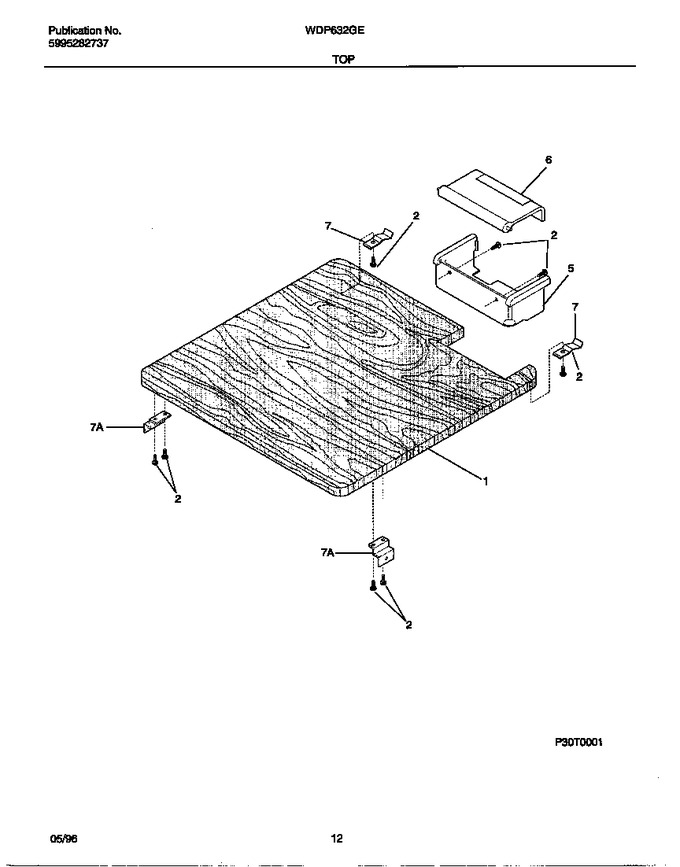 Diagram for WDP632GER0