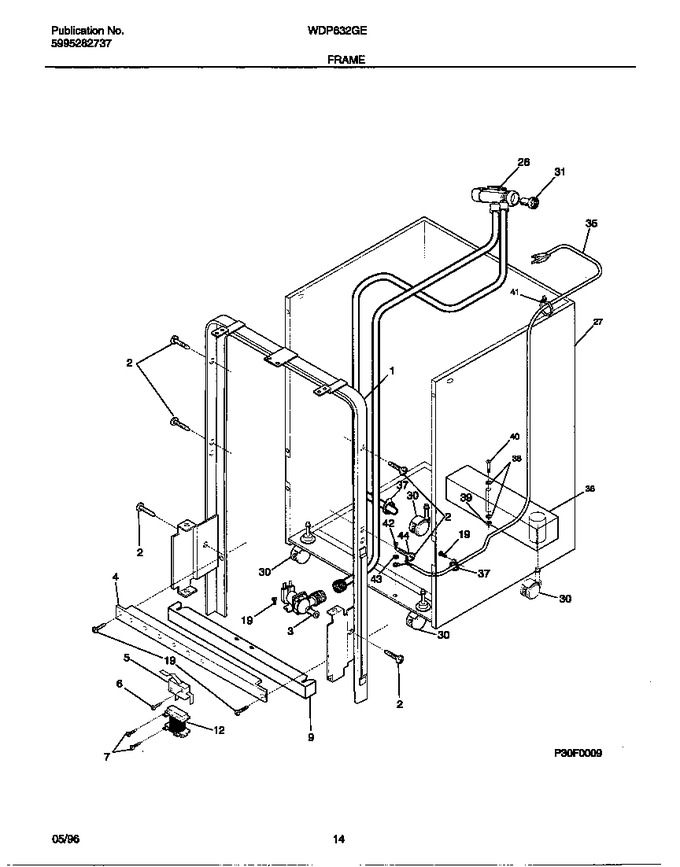 Diagram for WDP632GER0